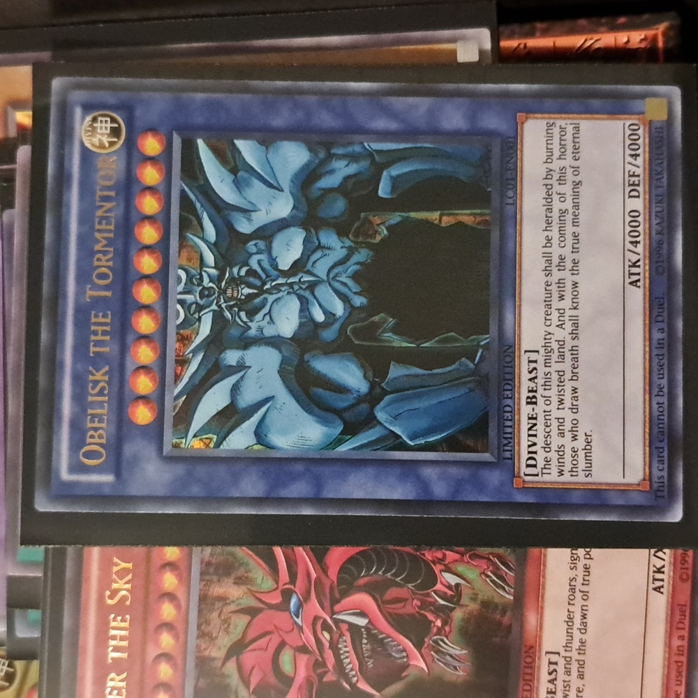 - Yugioh card